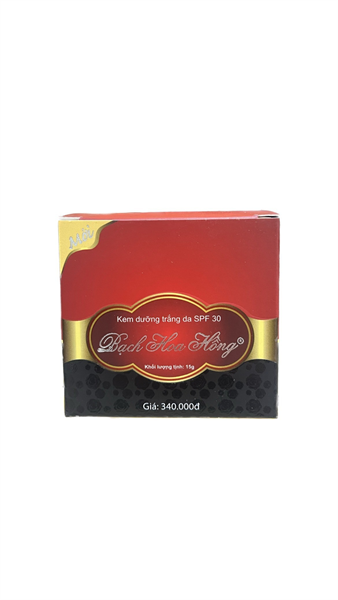 Kem dưỡng sáng da spf 30 bạch hoa hồng (hũ/15gr)