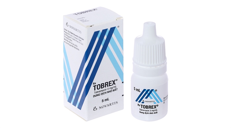 Thuốc nhỏ mắt tobrex tobramycin 3mg/ml novartis (c/5ml)