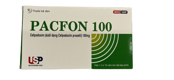 Pacfon 100 cefpodoxim100mg usp (h/10v)