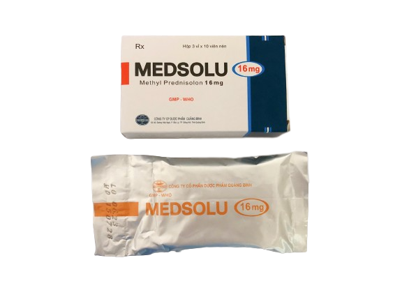 Medsolu 16 Methylprednisolon 16mg quapharco (h/30v)