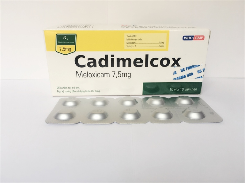 Cadimelcox meloxicam 7.5mg usp (h/100v)