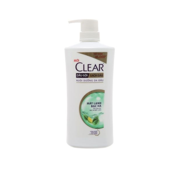 Clear vòi 650g trắng bạc hà + anh đào