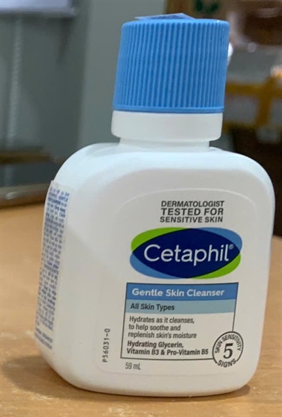 Sữa rửa mặt Cetaphil gentle skin cleanser 59ml - Canada