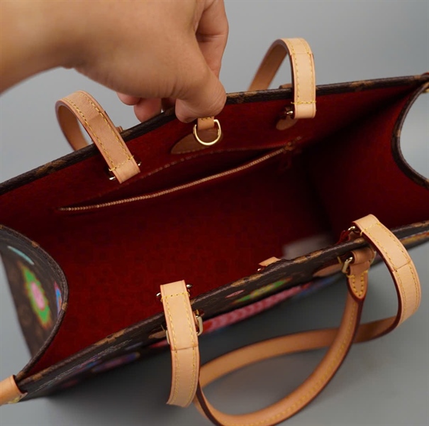 Túi LV Onthego hoa nâu in hình sz34 (HC) +