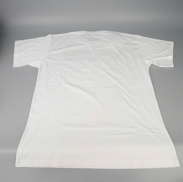 Áo thun Moschino trắng in hình KG+