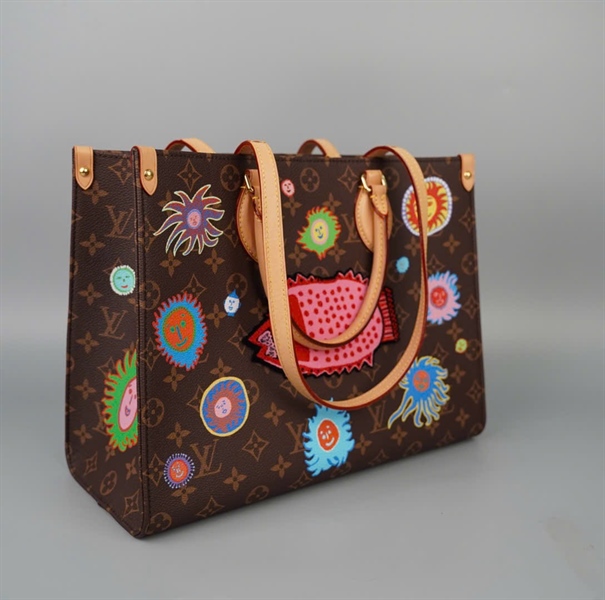 Túi LV Onthego hoa nâu in hình sz34 (HC) +