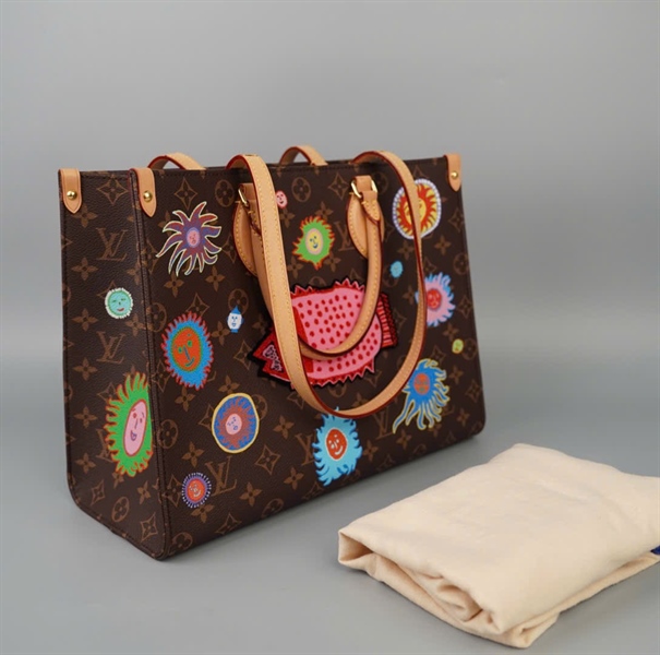 Túi LV Onthego hoa nâu in hình sz34 (HC) +