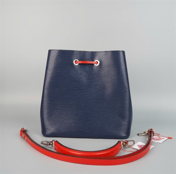 Túi LV nóe xanh lòng đỏ 2 strap (SR2158) sz26 KG+