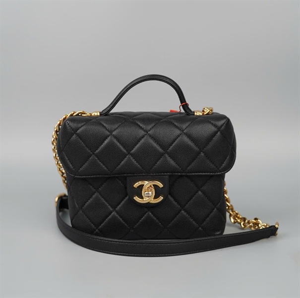 Túi Chanel Handle đen (UH0K2TNG) sz17 (HC)+