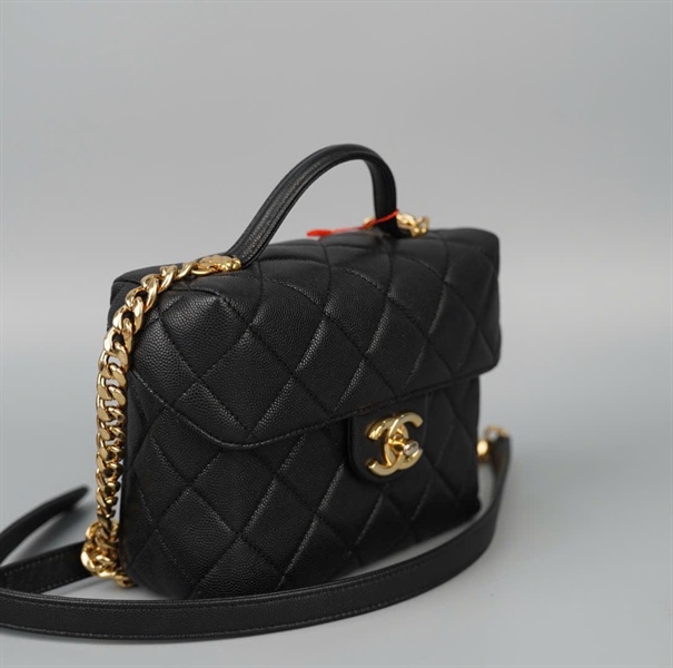 Túi Chanel Handle đen (UH0K2TNG) sz17 (HC)+
