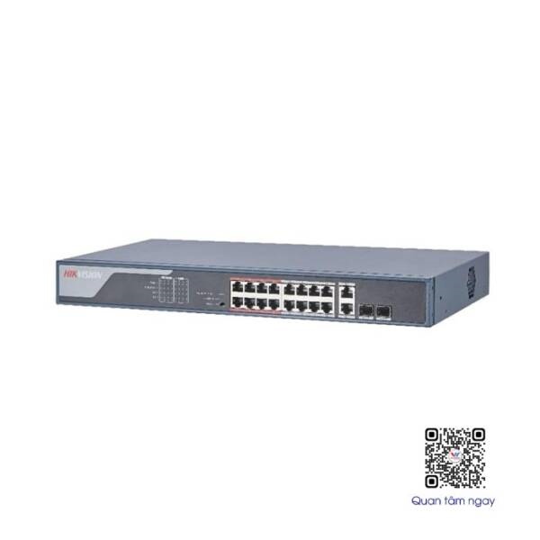 Switch 16 Port PoE hikvision DS-3E0318P-E/M(B)