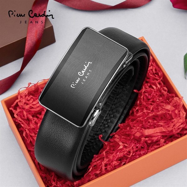 Thắt lưng nam Pierre Cardin mặt phay xước TT