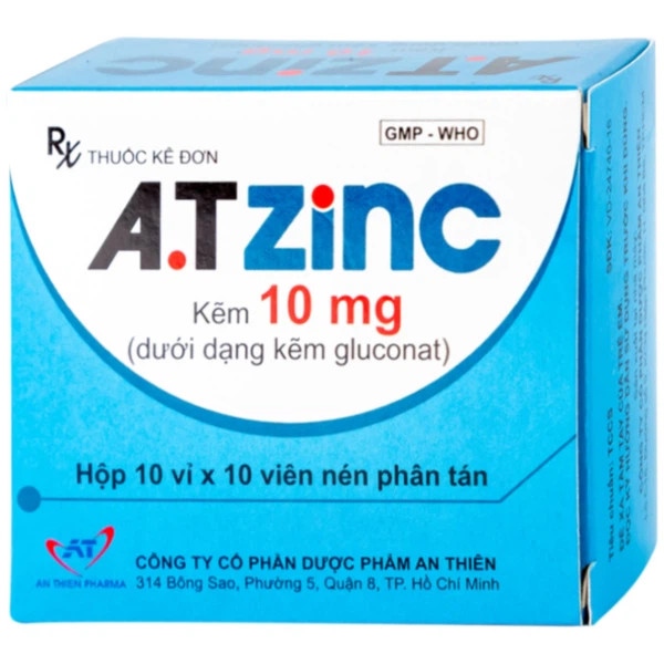 A.t zinc kẽm 10mg an thiên (h/100v)