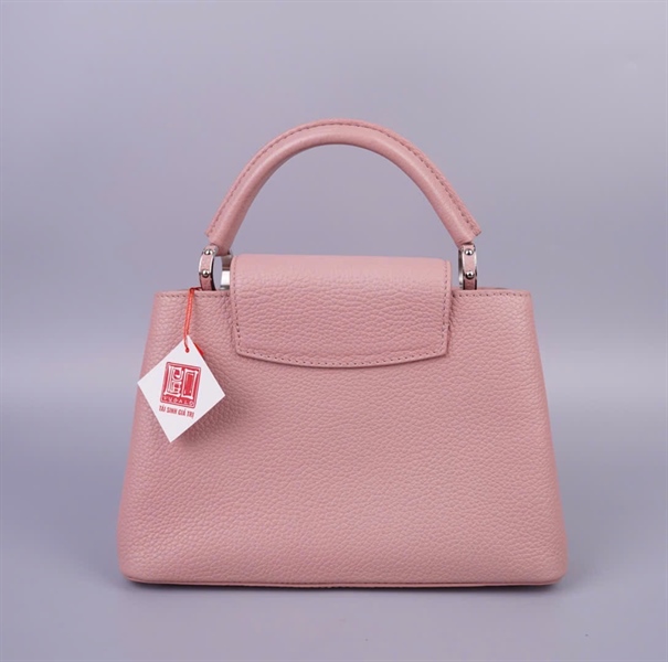 Túi LV Capu hồng đính hoa (AH2197) sz26 (HC)+