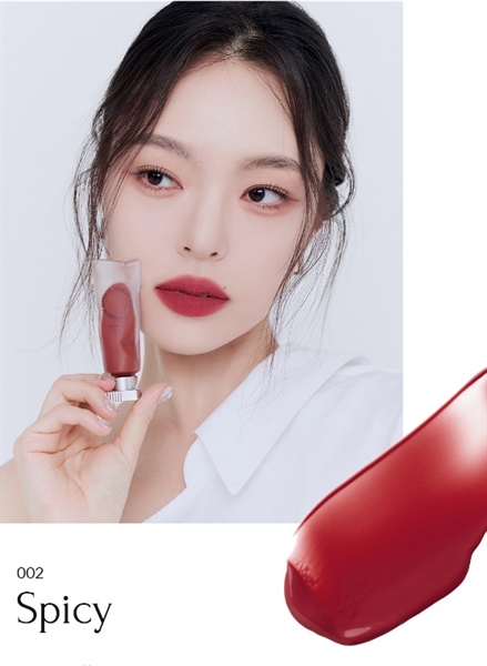 Son muzigae mansion objet water ( vỏ nhựa lì ) - 002 SPICY màu đỏ trung tính