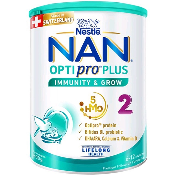 Sữa Nan Việt Optipro Plus 800g số 2 (6-12 tháng)