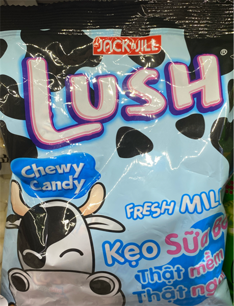 Kẹo mềm Lush hương sữa bò 140G
