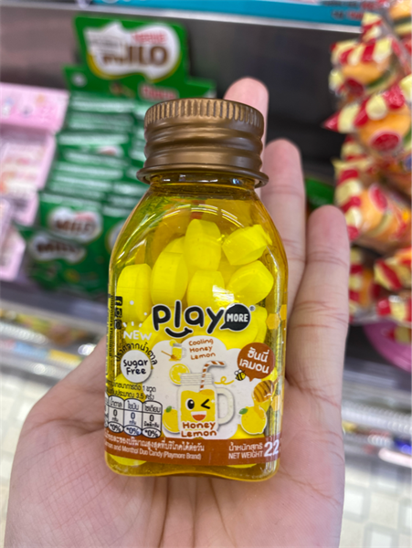 Kẹo ngậm Playmore hương chanh mật ong mát lạnh 22g