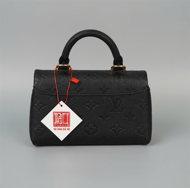 Túi LV Madeleine hoa đen 2 strap sz19 KG+