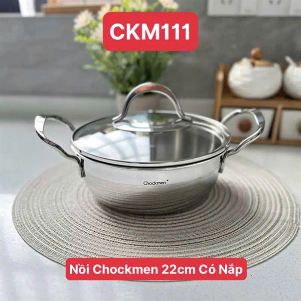S430 - C111 Nồi Lẩu Chockmen 22cm Kèm Nắp CKM-ZQ3L22T [T12]