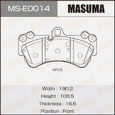 Má Phanh Trước Audi Q7 3.0 4.2 05-15 / 3.6 06-09, Porsche Cayenne 3.6 07-10 / 4.5 02-10 / 4.7 06-10