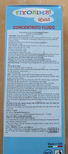 Fitobimbi Genius 200ml - Italya 2