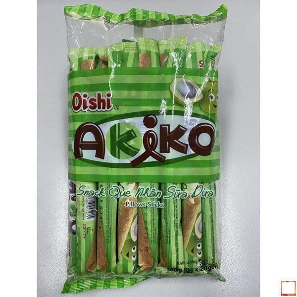 Bánh Akiko vị sữa dừa gói 140g
