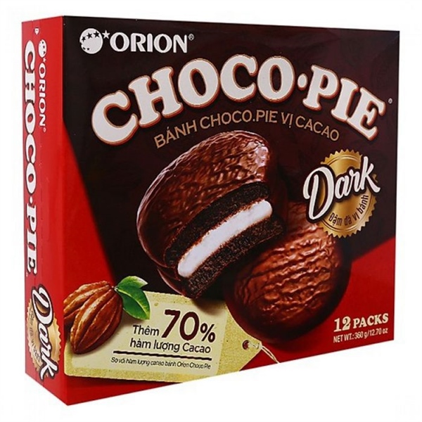 Bánh Chocopie vị ca cao (hộp 12 cái)