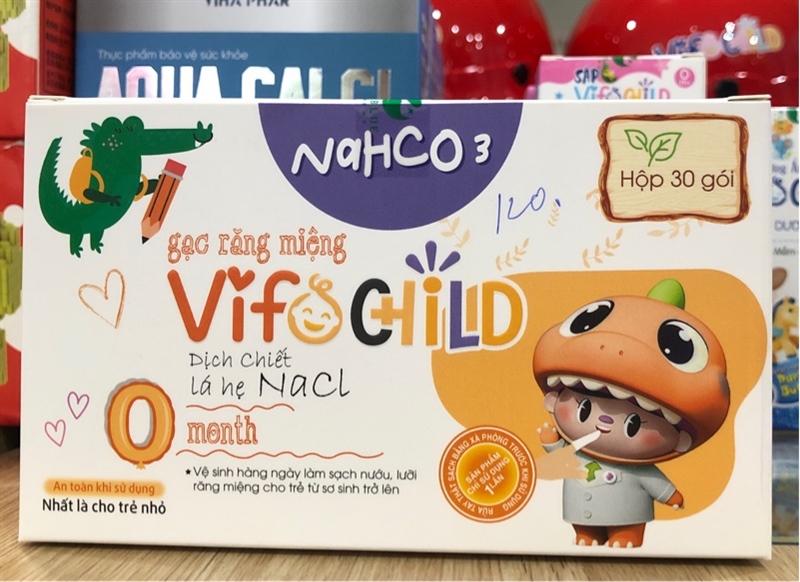 Gạc răng miệng VifoChild hộp 30 gói