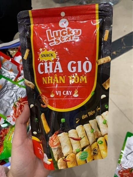 Snack Chả Giò Nhân Tôm Vị Cay Lucky Star