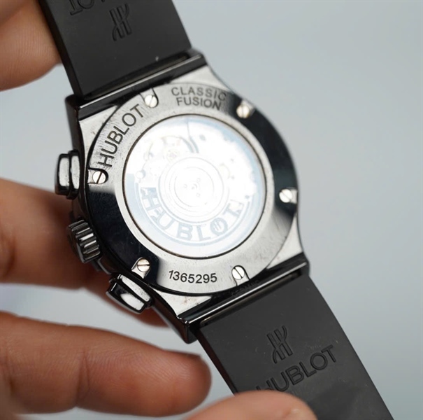 Đồng hồ Hublot dây đen trơn (1365295) (HC) KG+