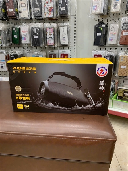 Loa kéo W-King D10+ 60W - 1 mic hát KARAOKE