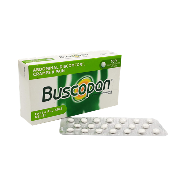 Buscopan hyoscine 10mg sanofi (h/100v)