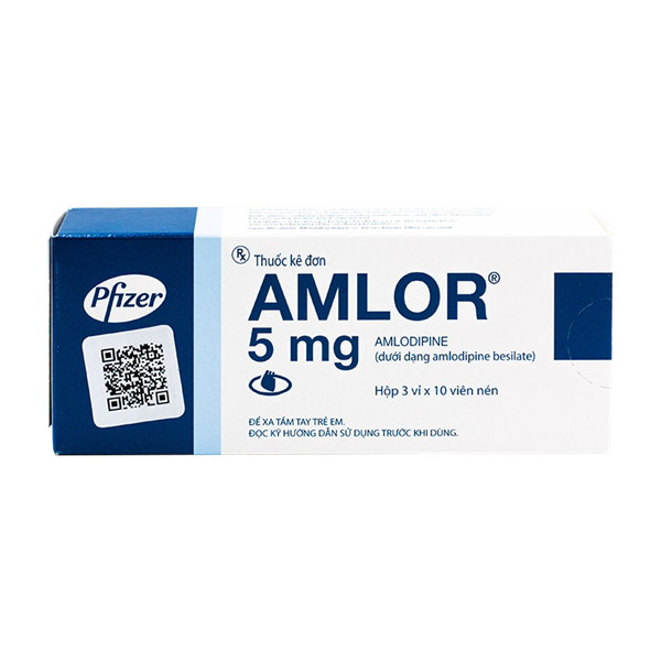 Amlor 5mg tablets pfizer (h/30v)