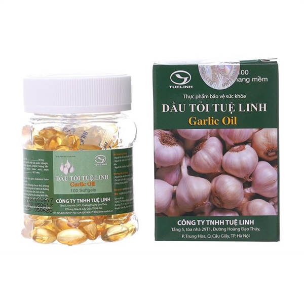 Dầu tỏi tuệ linh (c/100v)