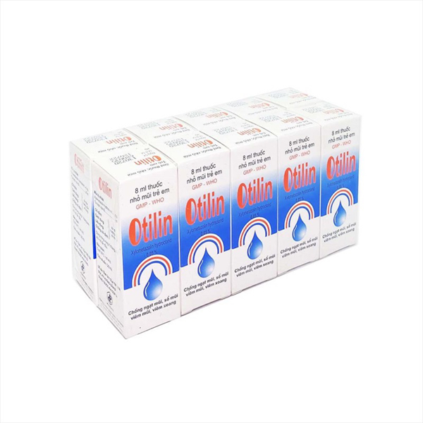 Otilin nhỏ mũi trẻ em pharbaco (lốc/10c/8ml)