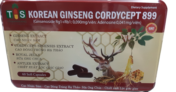 Korean ginseng cordycept 899 (h/60v)
