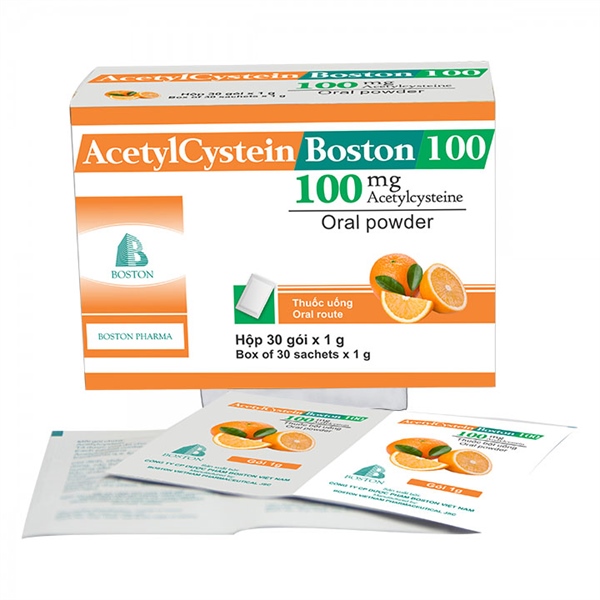 Acetylcystein 100mg - boston (h/30g)