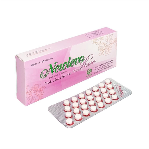 Ngừa thai newlevo rosa badinh pharma (lốc/10h/28v)