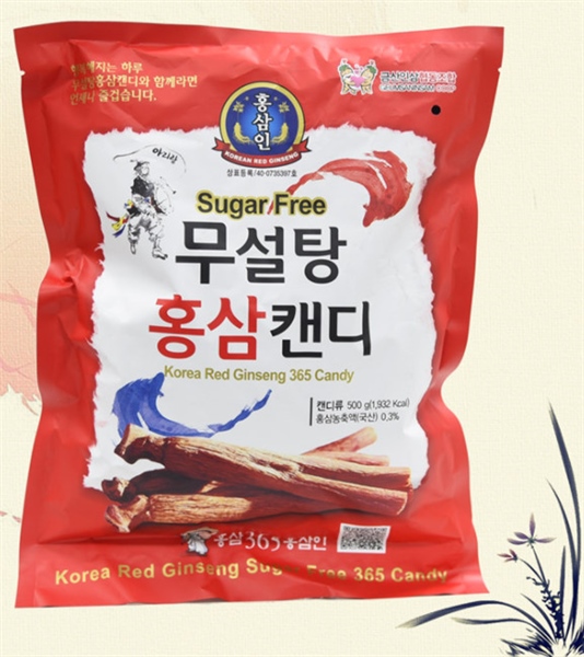 Kẹo hồng sâm hàn quốc không đường (b/500gr)