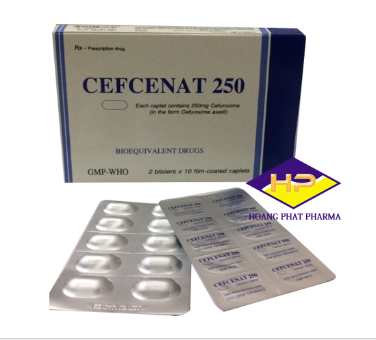 Cefcenat cefuroxim 250mg tipharco (h/20v)