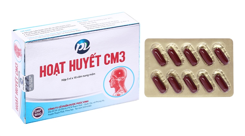 Hoạt huyết cm3 phúc vinh (h/30v)