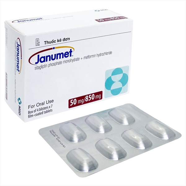 Janumet 50mg/850mg msd (h/28v)