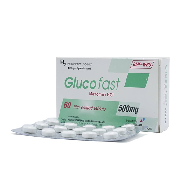 Glucofast 500mg mebiphar (h/60v)