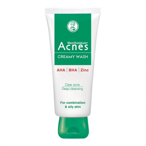 Sữa rửa mặt acnes creamy wash rohto (t/100g)