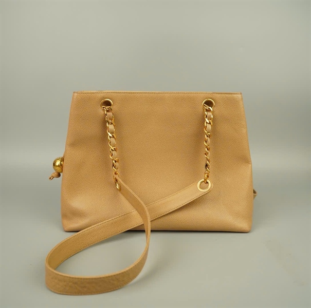 Túi Chanel tote màu nude (3393746) sz31 KG+