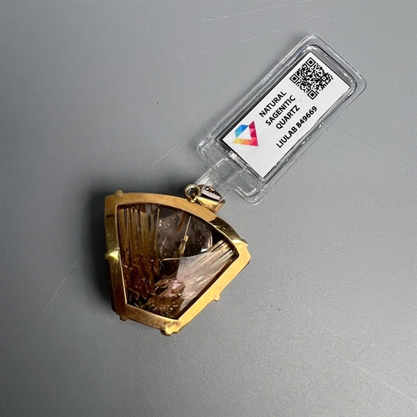 Mặt Phật Hoàng Tài tóc vàng 849669 KG+