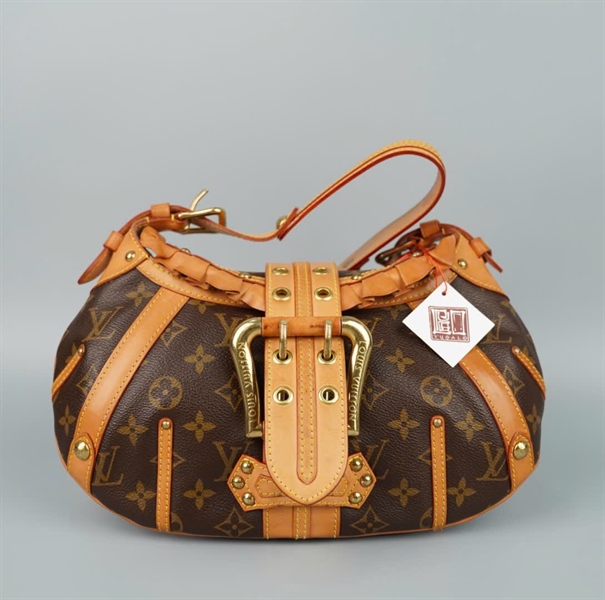 Túi LV kẹp nách hoa nâu sz28 KG+