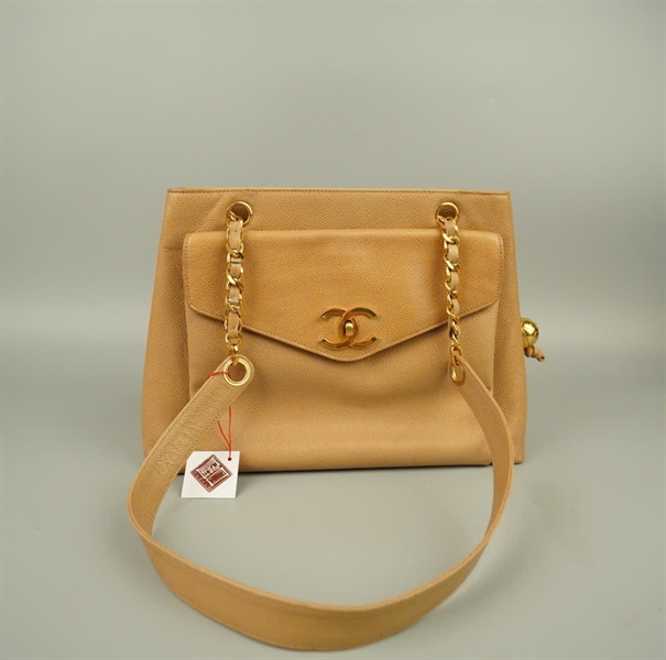 Túi Chanel tote màu nude (3393746) sz31 KG+