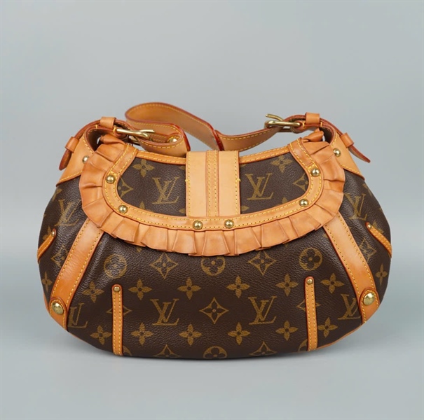 Túi LV kẹp nách hoa nâu sz28 KG+